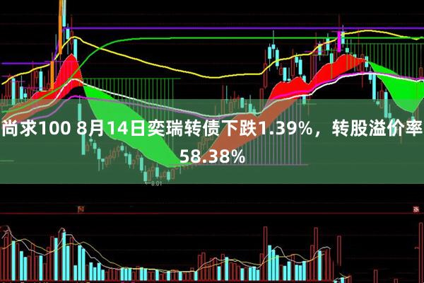 尚求100 8月14日奕瑞转债下跌1.39%，转股溢价率58.38%